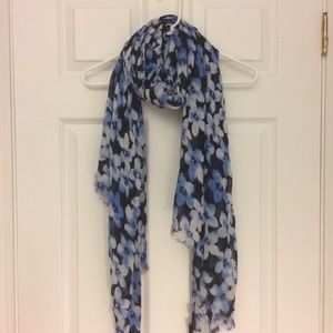 Ann Taylor Floral Print Scarf NWT
